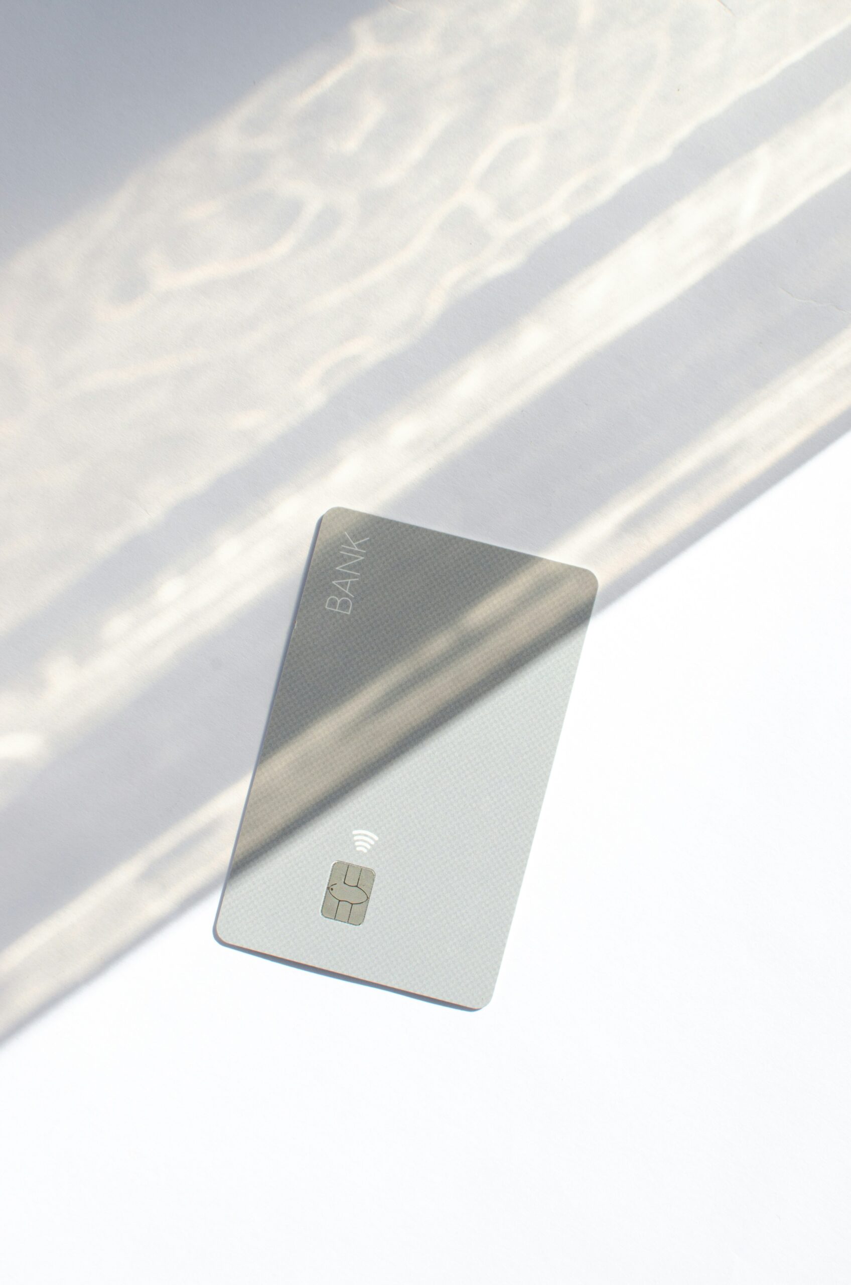 EMV credit card with chip visible